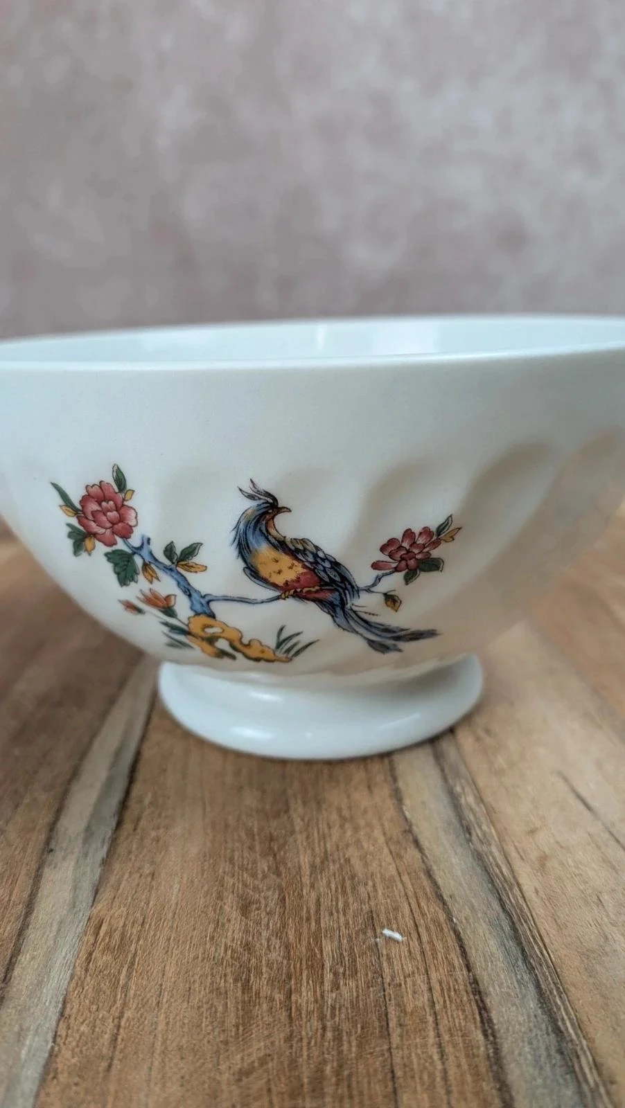 Bol Sarreguemines décor oiseau – photo 2